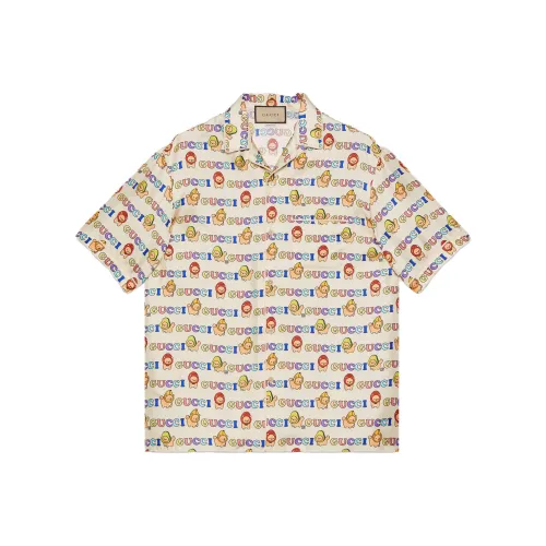 GUCCI Желтые Мужские Рубашки