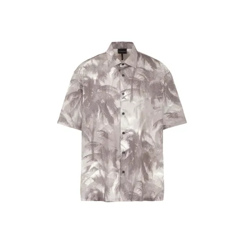 EMPORIO ARMANI Рубашка Мужская Серого цвета