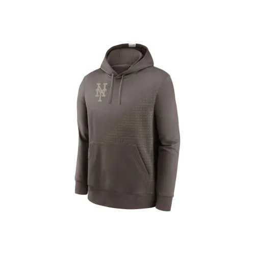 Nike MLB Коллаборация New York Mets Statement Толстовка New York Mets Мужской Коричневый