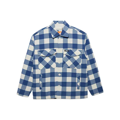 New Era Синий Унисекс Рубашки