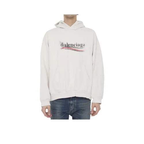 Balenciaga SS24 Свитшот Свободного кроя Мужской Бежевый Желтый