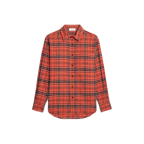 Celine Апельсин Мужские Рубашки