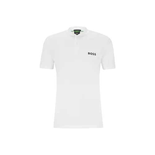 Hugo Boss x Matteo Berrettini SS23 Поло Мужское Белое