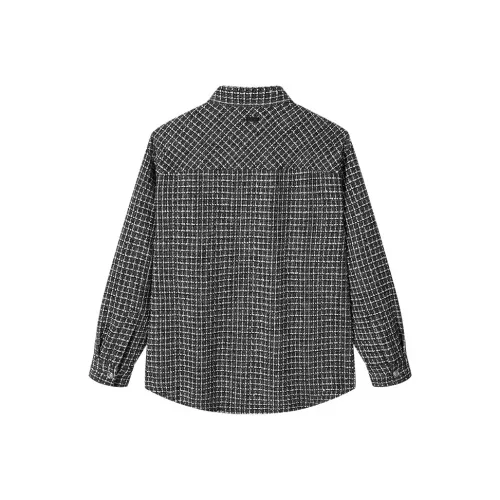 GXG Серый Черный Мужские Рубашки