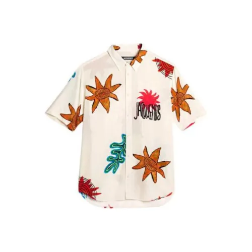 Jacquemus Бежевые Мужские Рубашки