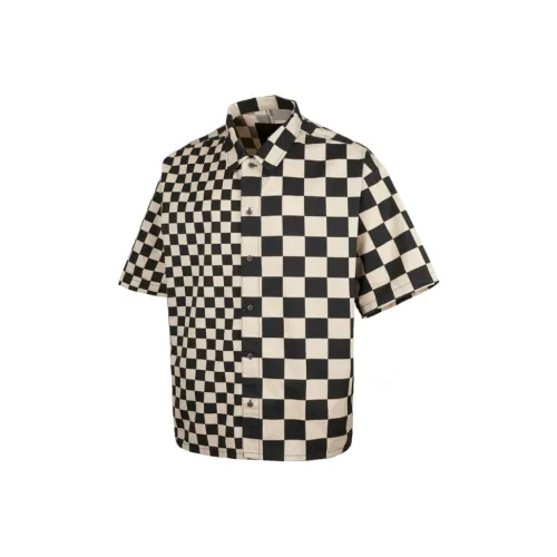 Vans Off The Wall Hybrid CHECKER Рубашка Мужская Черно-белая