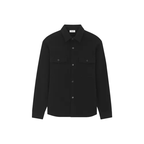 SAINT LAURENT SS23 Рубашка Мужская Черная