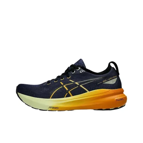 ASICS Гель Kayano 31 Low Топ Повседневный Бег на длинные дистанции Спринт Беговые кроссовки Мужской Синий Оранжевый