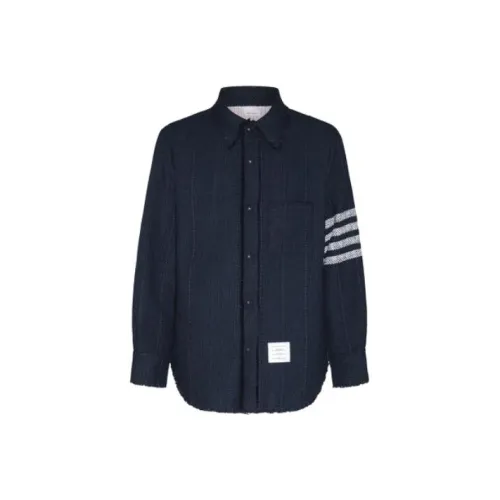 THOM BROWNE· Рубашка Мужская Морской Синий