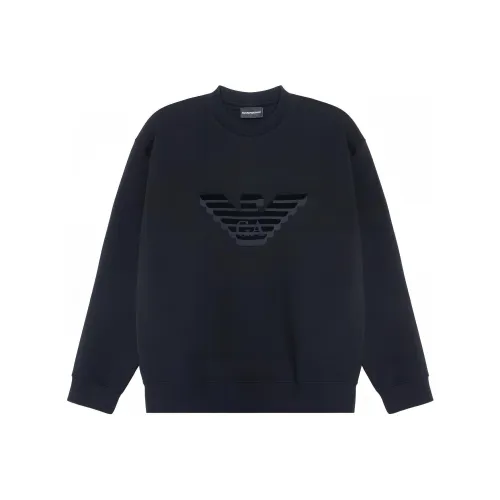 EMPORIO ARMANI FW23 Толстовка Мужской Черный