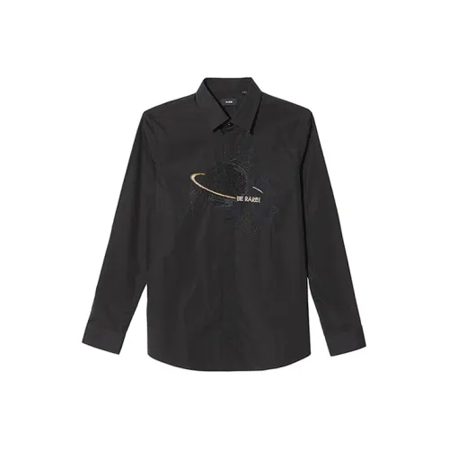 RARE Черные Мужские Рубашки