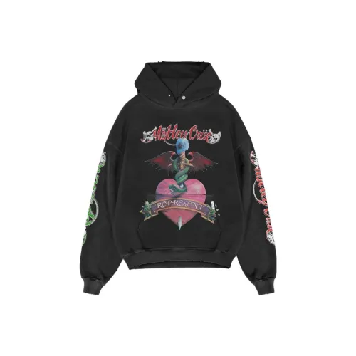 REPRESENT Выцветший черный Мужские Свитшоты