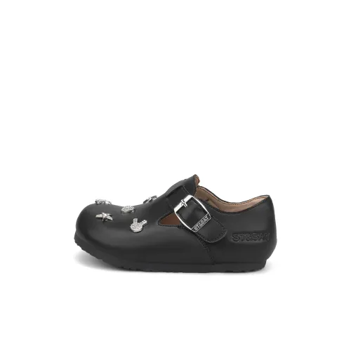 ST SAT KIDS Противоскользящие устойчивые к истиранию низкие кожаные детские туфли
