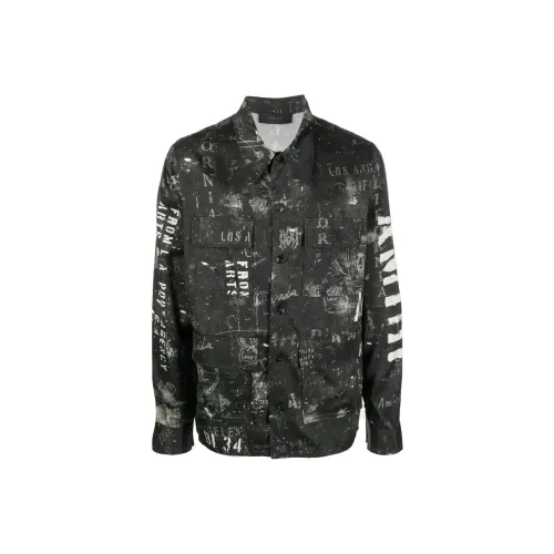 AMIRI Мужские Черные Рубашки