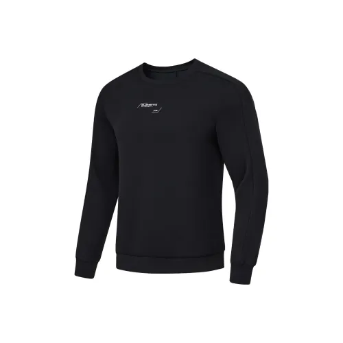 LINING Fitness Series Трикотажная ткань Толстовка Мужской Черный