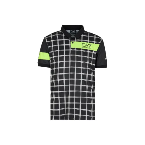 EMPORIO ARMANI EA7 Поло Мужское Черное
