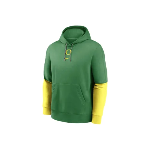 nike CollegeClub FW24 Oregon Ducks Sideline Team Issue Свитшот Мужской Зеленый