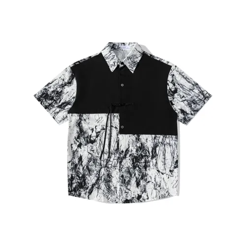 Paddy Julia Черная Унисекс Рубашка