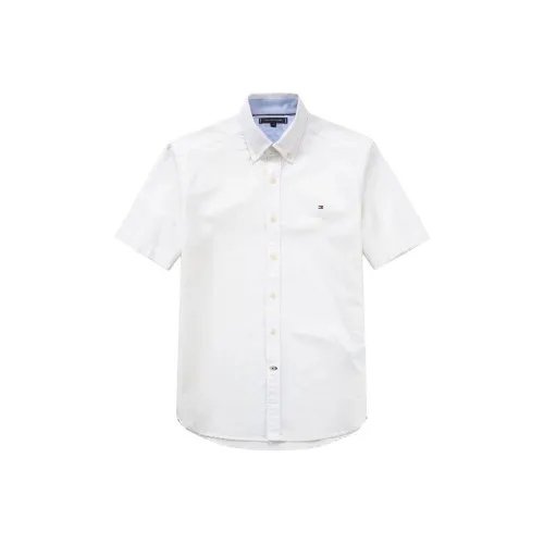 Tommy Hilfiger Белые Мужские Рубашки