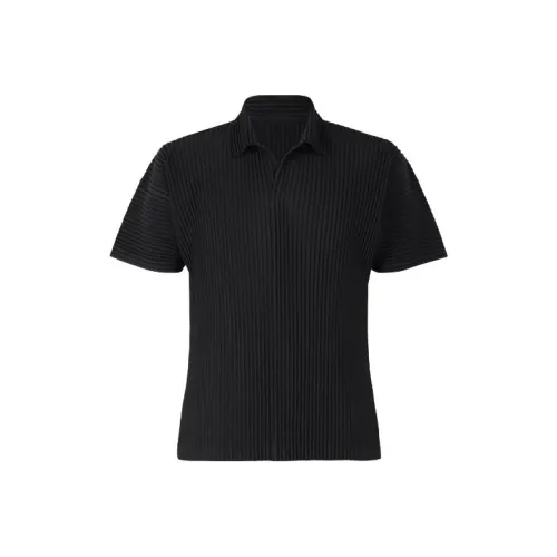 ISSEY MIYAKE Мужская черная поло