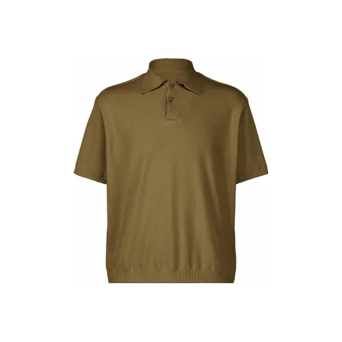 ISSEY MIYAKE Khaki Мужская Рубашка Поло