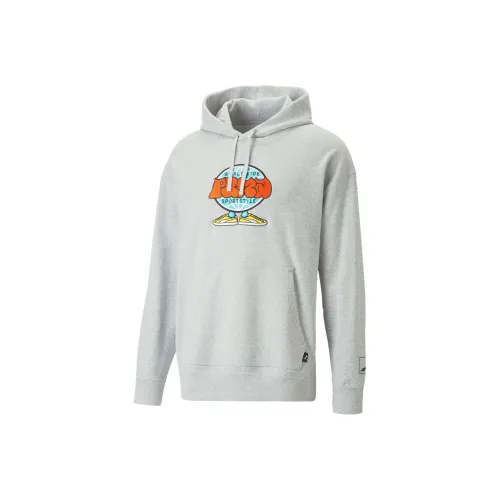 PUMA UPTOWN Толстовка Мужская Толстовка Серого цвета