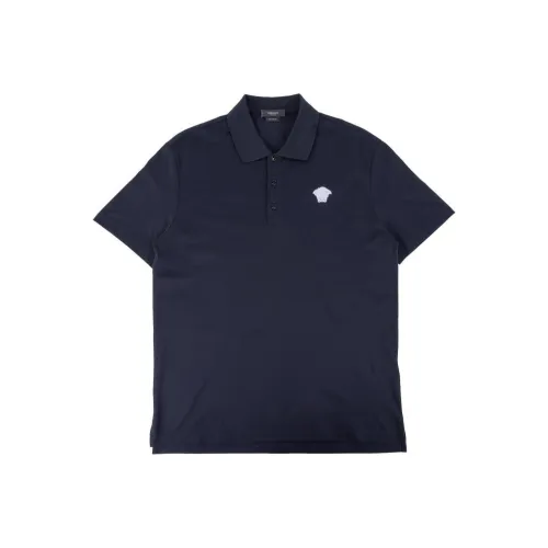 FANSIZHE Поло Мужское Морской Синий