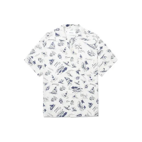 COVERNAT SS24 Короткий рукав рубашка унисекс белый