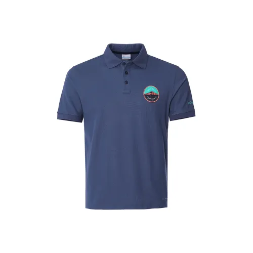 Columbia совместное брендирование Синий Мужской Поло