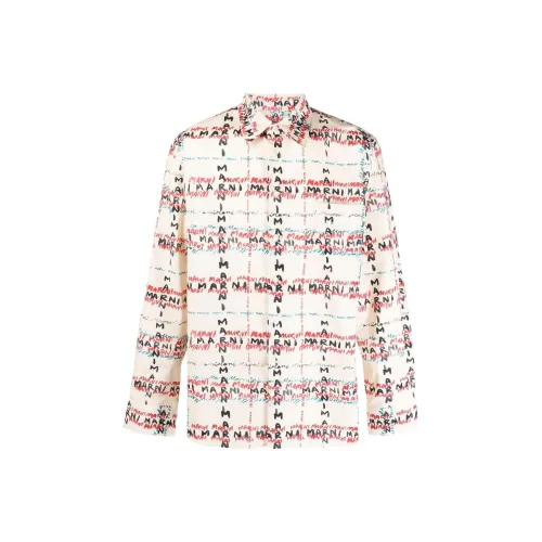 MARNI Белые Мужские Рубашки