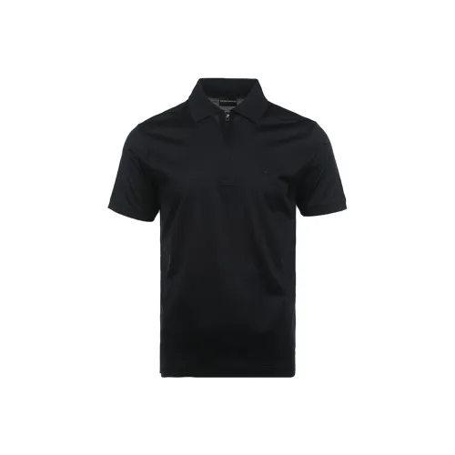 EMPORIO ARMANI SS25 Поло Мужское Темно-синий