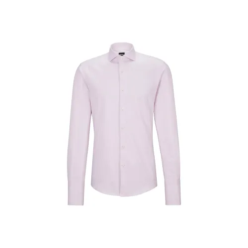 Hugo Boss Рубашка Мужская Светло-Розовая