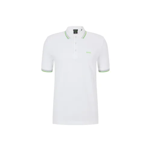 Hugo Boss Белая Мужская Поло