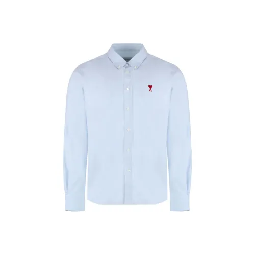 AMIPARIS De Coeur Рубашка Мужская Светло-Синяя