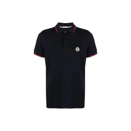 MONCLER Мужская черная поло