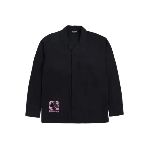 PLEASURES Black Унисекс Рубашки