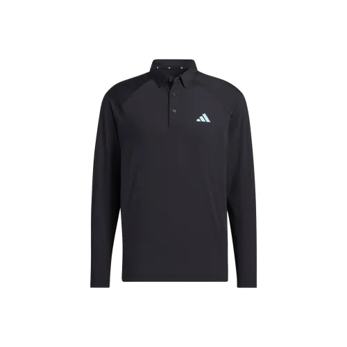 Adidas Мужское Поло Черное