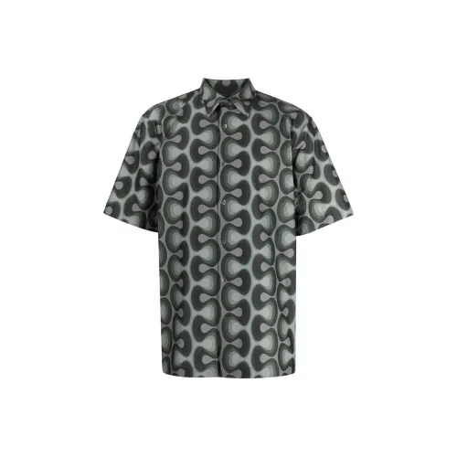 DRIES VAN NOTEN Рубашка Мужская Зеленая