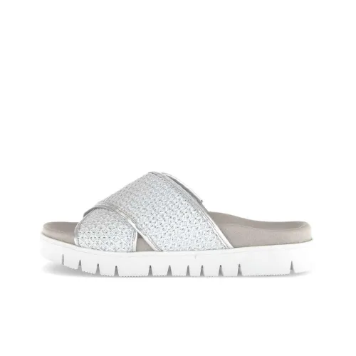 Gabor Аbrasion Resistant Слипоны Женские Серебряные
