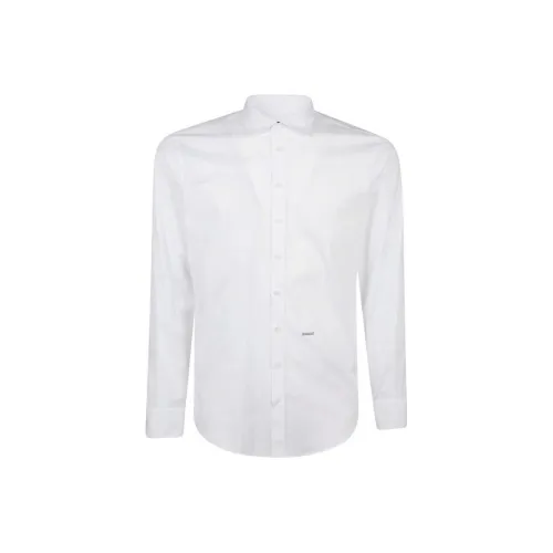 DSQUARED 2 Белые Мужские Рубашки