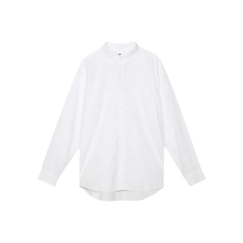 UNIQLO Белая унисекс рубашка