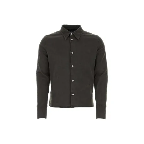 MM6 MAISON MARGIELA Серые Мужские Рубашки