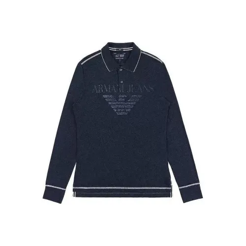 ARMANI JEANS Синий Мужской Поло