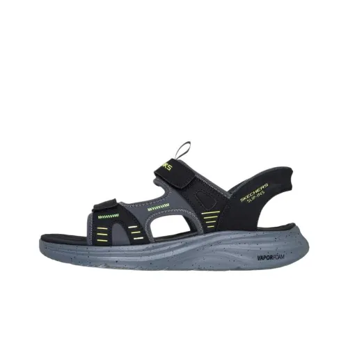 Skechers Vapor Foam Пляжные сандалии Мужские Черные