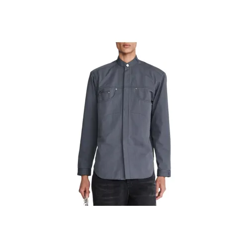 DION LEE Асфальтовый/Асфальтовый Унисекс Рубашки