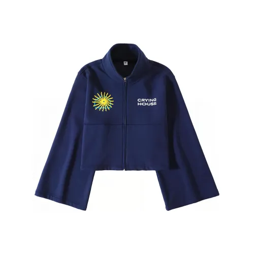 Crying Center Темно-синий Унисекс Свитшоты