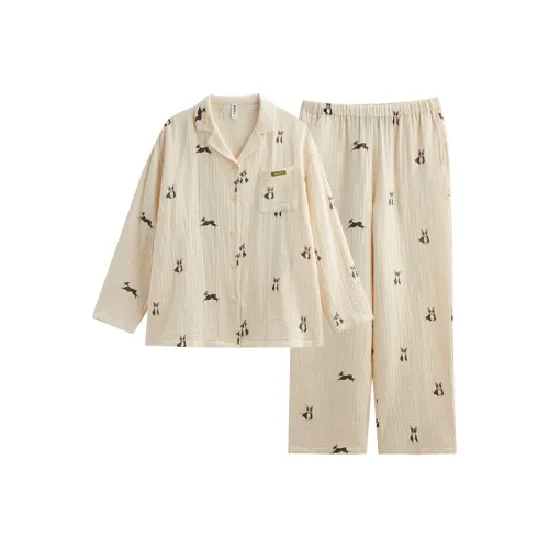 Peninsula City Пижамный комплект женский бежевый