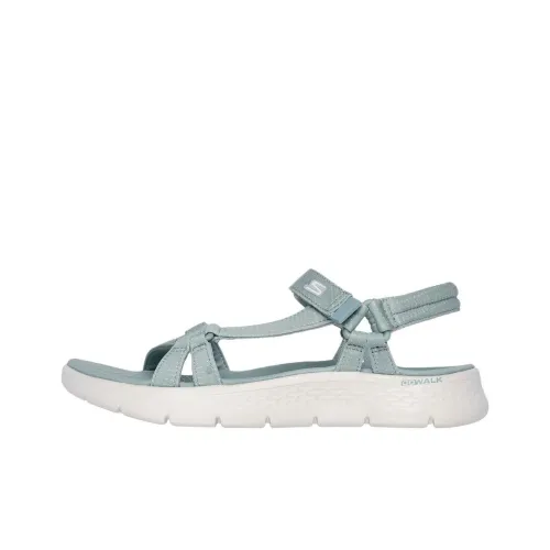 Skechers GO WALK Fle Пляжные сандалии Женские Зеленый