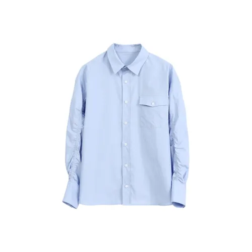 ANTERIORLOVED Светло-синий Унисекс Рубашки