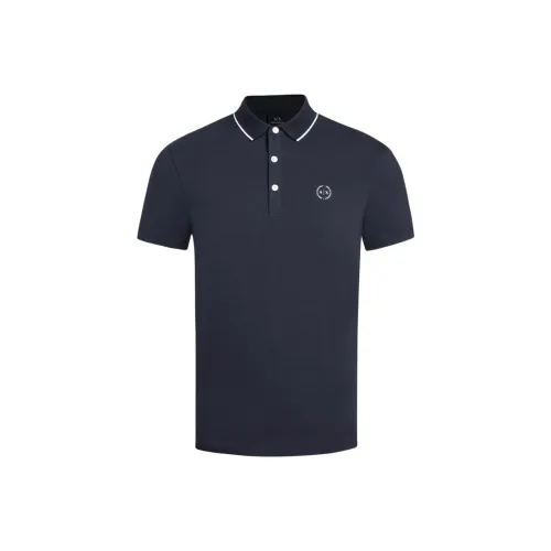 ARMANI EXCHANGEAE SS22 Поло Мужское Темно-синий